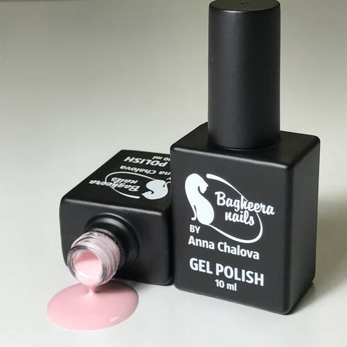 BN-01, Пастельный светло-розовый Гель-лак BAGHEERA NAILS