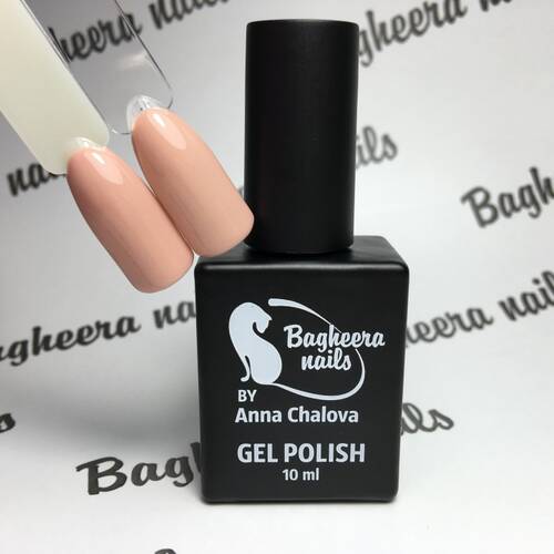 BN-26, Телесный, розово-бежевый Гель-лак BAGHEERA NAILS