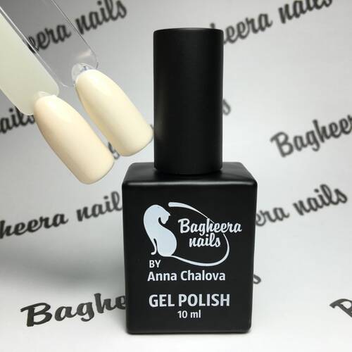 BN-30, Молочно-бежевый, кремовый айвори Гель-лак BAGHEERA NAILS