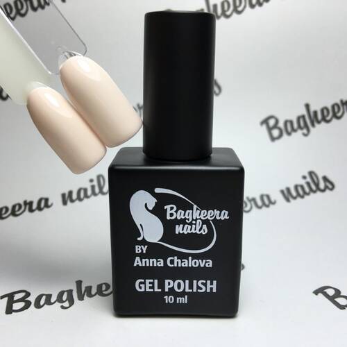 BN-32, Слоновая кость, бумажный айвори Гель-лак BAGHEERA NAILS