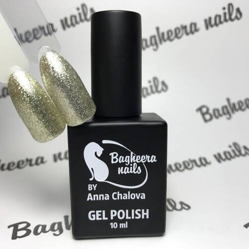 BN-33, Эффект фольги (благородное золото) Гель-лак BAGHEERA NAILS