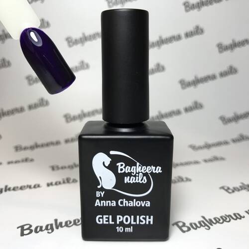 BN-40, Сине-фиолетовый, чернильно-фиолетовый, ежевичный Гель-лак BAGHEERA NAILS