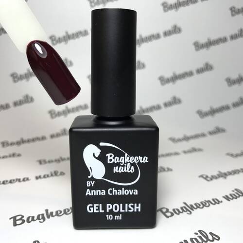 BN-44, Красно-коричневый, бурый Гель-лак BAGHEERA NAILS