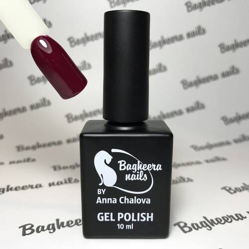 BN-48, Спелая вишня, цвет марсала Гель-лак BAGHEERA NAILS