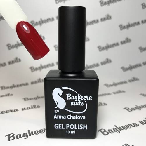 BN-49, Тёмно-красный, гранатовый Гель-лак BAGHEERA NAILS