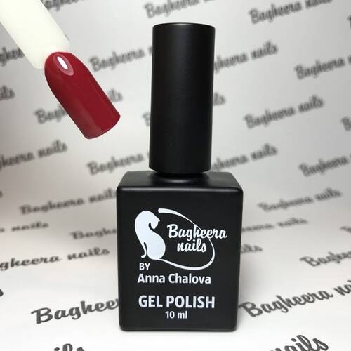 BN-50, Насыщенный рубиновый Гель-лак BAGHEERA NAILS